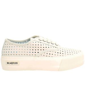 Seavees Legend Plattform Portal Damen Weiße Schuhe