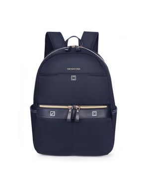 Infinity Leather Rucksack 40 X 30 X 14 Cm Untersitz Reise-Kabinentasche Für Ryanair, Easy Jet - Blau