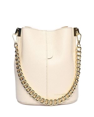 Luisa Vannini Rindsledertasche - Natur