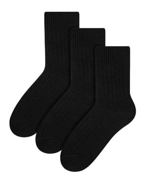 Steve Madden 3 Paar Wollsocken Für Damen - Schwarz