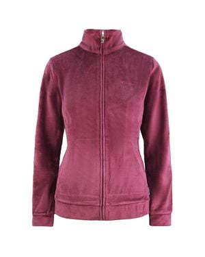 Champion Fleece Track Jacke - Lila