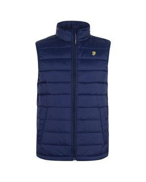 Farah "Dover" Weste Für Herren (Warmes) - Blau