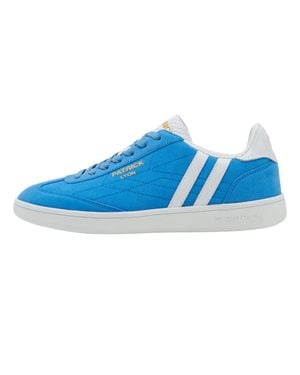Patrick "Lyon" Sneaker Für Herren, Wildleder, Cupsohle /Weiß) - Blau