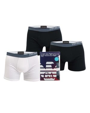 Armani 3Er-Pack Boxershorts Für Männer - Blau