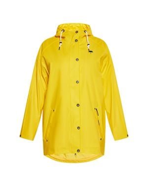 Schmuddelwedda Curvy Regenmantel Damen - Gelb