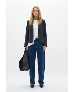 Inwear Blazer Feminine Form Dark Melange - Blau