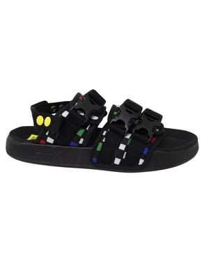 PUMA X Leadcat Chinatown Market Dreifachgurt Schwarze Männer Rutschen Auf Sandalen 370188 01