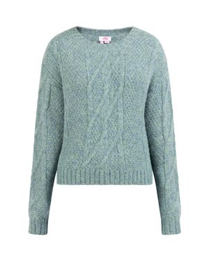 Mo My Pull En Maille Blonda - Blau