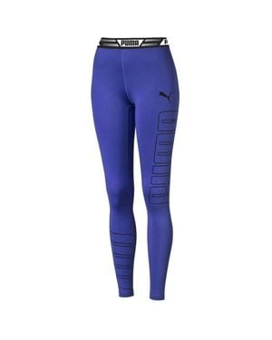 PUMA Logo Damen Blaue Leggings