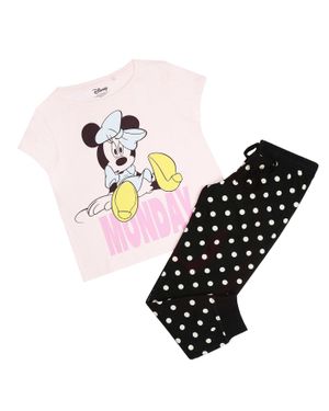 Character Charakter Frauen Disney Pyjama Set - Schwarz