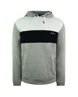 Ben Sherman Gefütterter Herren Hoodie - Grau