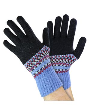 Sock Snob Herren Wollhandschuhe - Blau