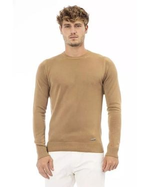 Baldinini Kamel Crew-Neck Strickpullover Ba23668 - Braun