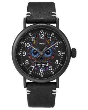 Timex Waterbury Standard Dia De Los Muertos Herren Armbanduhr Tw2U95200 - Schwarz