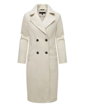 Navahoo Damen Mantel Sternlein Im Trenchcoat-Stil - Natur