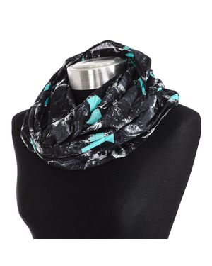 Buff Bedruckter Unendlichkeitsausschnitt 113800 - Schwarz