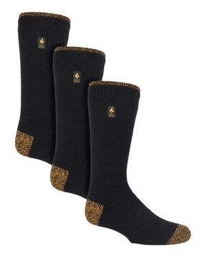 Heat Holders 3 Paar Multipack Long Thermal Work Socks - Schwarz