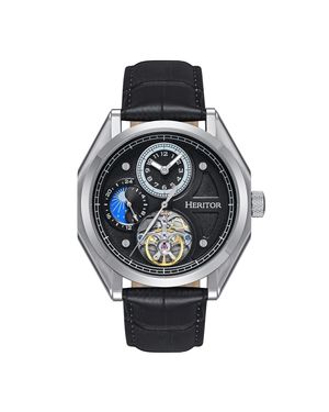Heritor Heritor Automatikuhr Antoni Mit Lederarmband - Mettallic