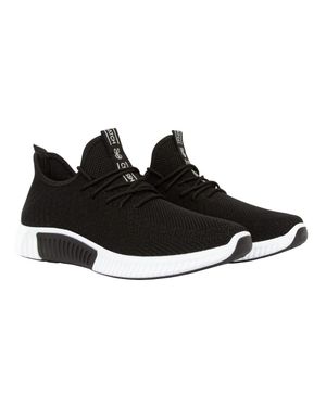 Crosshatch "Rideout" Sneaker Für Herren /Weiß) - Schwarz