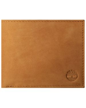 Timberland – Große, Zweifach Gefaltete Brieftasche - Braun