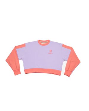 Superb Be Happy Rsc-S2102 Damen Sweatshirt Mit Rundhalsausschnitt Und Langen Ärmeln - Rot