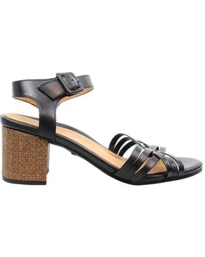 Vionic Papaya Pfingstrose Nat Damen Schwarze Absatzsandalen - Grau