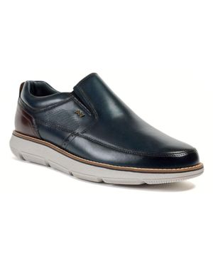 Pod Fowler Leder Herren Slipper - Blau