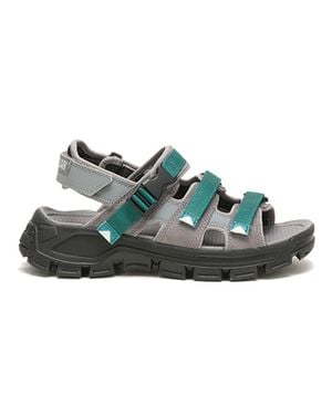 Caterpillar Progressor Herren Graue Sandalen - Grün