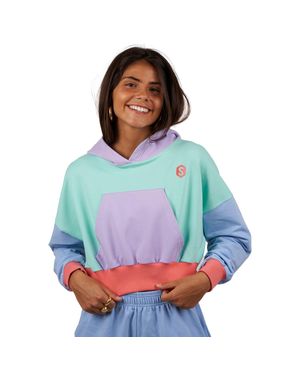Superb Behappy Damen-Hoodie - Blau