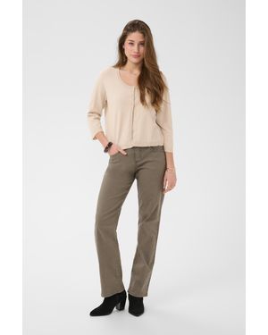 Cream Strickjacke Crdela Strickjacke Regular Fit - Natur