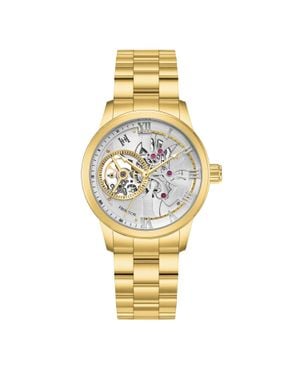 Heritor August Halb-Skelett Automatik-Uhr - Mettallic
