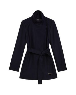 Ted Baker Icombis Kurzmantel Mit Stehkragen, Marineblau