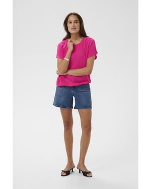 Kaffe Ärmellose Bluse Kaamber Ärmellose Bluse Loose Fit - Pink