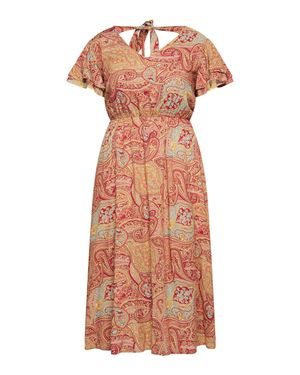 Usha Kleid Mit Paisley-Print Damen Bordeaux Mehrfarbig - Orange