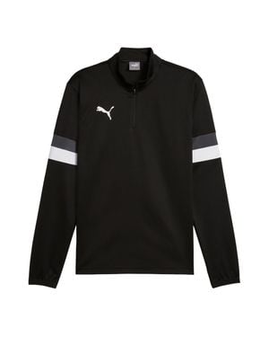 PUMA "Teamrise" Oberteil Mit Kurzem Reißverschluss Für Herren - Schwarz