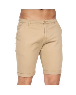 Crosshatch "Sinwood" Shorts Für Herren - Natur