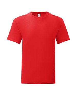 Fruit Of The Loom "Iconic 150" T-Shirt Für Herren - Rot