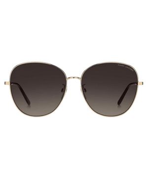 Marc Jacobs Marineblaues Langarmhemd Mit Aquascutum-Markenlogo - Braun