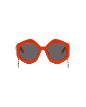 Philipp Plein Sonnenbrille - Orange