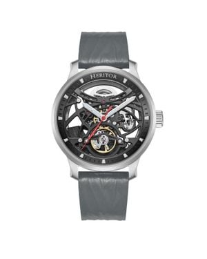 Heritor Marcell Skeleton Zifferblatt Automatik-Uhr - Mettallic