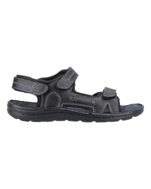 Hush Puppies Herren Sandalen "Alistair" Leder - Schwarz
