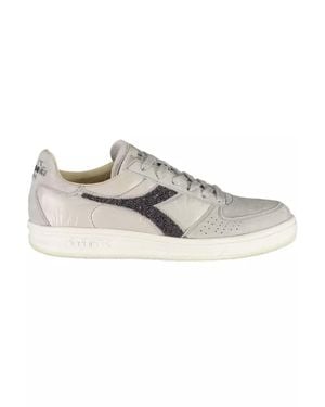 Diadora Game L Glitter Sneakers Damen Low Top Freizeitschuhe - Grau