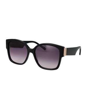 Ted Baker Tb1767 Linia 001 Glänzend Lila Sonnenbrille Mit Farbverlauf - Schwarz