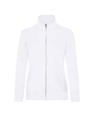 Fruit Of The Loom Sweatjacke Für Damen - Weiß