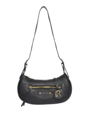 Isabella Rhea Rindsledertasche - Schwarz