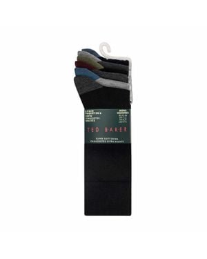 Ted Baker Socken Für Herren (6Er-Pack) - Schwarz