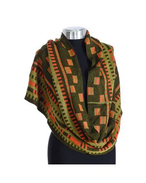Buff Infinity Casual Strickkragen 94500 Frauen - Grün