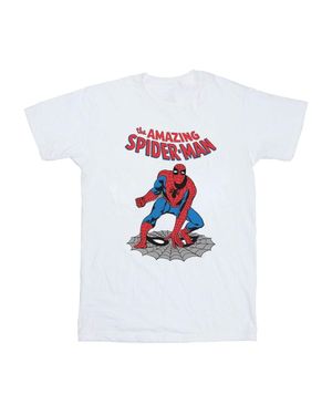 Marvel "The Amazing Spider- T-Shirt Für Damen - Weiß