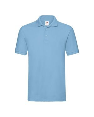 Fruit Of The Loom "Premium" Poloshirt Für Herren (Himmelblau)