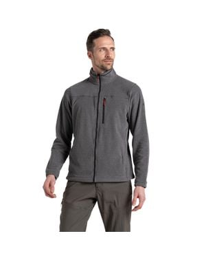 Craghoppers "Corey Plus Ii" Fleecejacke Für Herren (Schwarzer Pfeffer Meliert) - Grau